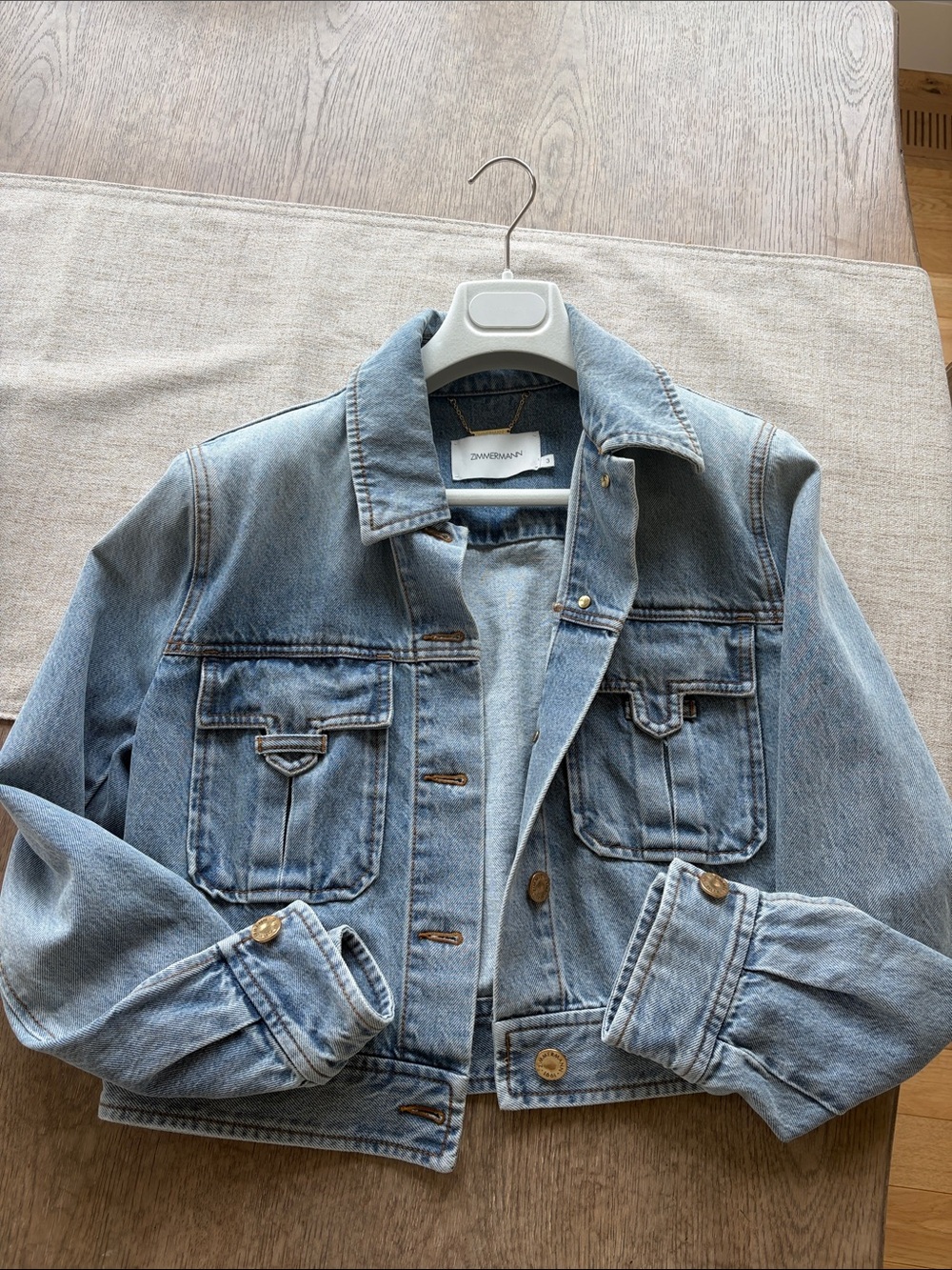 Zimmermann Light Blue Denim Jacket - Men's